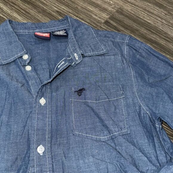 Wrangler Boys XL denim button up top - Picture 2 of 5